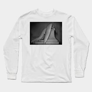 Weeping Angel Statue  B+W 1 Long Sleeve T-Shirt